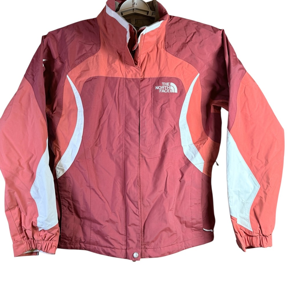 The North Face Women's M HyVent Ski Jacket Red Coral Vintage 2006 Waterproof